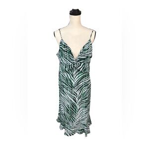 Cupshe Blue, Green, & White Dress